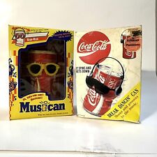 Vintage Coca Cola Dancing Cans 1 Super Rare Prototype (yellow box) Non-working picture