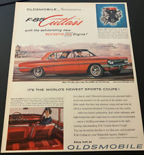 Red 1961 Oldsmobile F-85 Cutlass - Vintage Original Color Print Ad / Wall Art picture