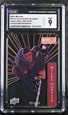 2021-22 Marvel Annual Miles Morales Suspended Animation /399 CGC 9 picture