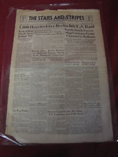 Antique 1944 The Stars & Stripes Newspaper Page (#3) picture