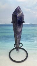 88g Sodalite Natural QUARTZ POLISHED WAND+Free Stand Crystal Reiki USA SELLER picture