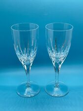 Lot of 2 Atlantis Crystal Castelo 7.5” Wine Glasses – Crystal Clear picture