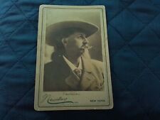 Historic Buffalo Bill Cody cabinet card by newsboy picture