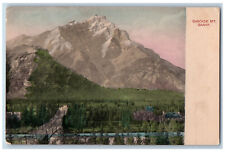 Banff Alberta Canada Postcard Cascade Mountain c1930's Vintage Posted picture