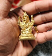 Brass 2.0 inches Maa Lakshmi / Laxmi Hindu Goddess Usa Seller Fast Ship picture