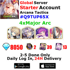 [Global][INST] Arcana Tactics Starter Account 4xMajor Arcana 8050+Jewels #Q9 picture