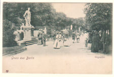 Germany - Pre-1906 Gruss aus Berlin - Siegesallee unused postcard picture