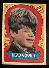 1985 Topps The Goonies Sticker Card # 15 Full Picture Back EX *4for4Cards* picture