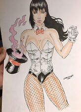 Zatanna DC Comics Original Art By Carleone 11x17 Inches One Of A Kind picture