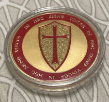 Knights Templar Crusader Cross Christ Soldiers Christian Challenge Coin picture