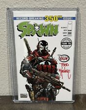 Spawn #350 Todd McFarlane Signed Retailer Thank You Variant RARE - High Grade picture