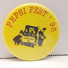 VTG Pepsi Fest 1995 Advertising Souvenir Pin Back Button Indianapolis IN   Cola  picture