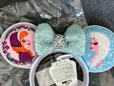 Disney Parks Frozen 10th Anniversary Anna Elsa Minnie Mouse Ears Headband - NEW picture
