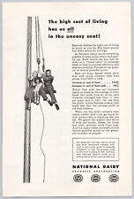 1948 National Dairy Products Corp Vintage Print Ad Kraft Sealtest Bryers picture