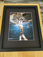 Beautifully Framed And Matted 76ers Doctor J Julius Irving 8x10 Photo picture