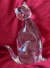 Beautiful Vintage Lenox Crystal Swirl Striped Art Glass 7