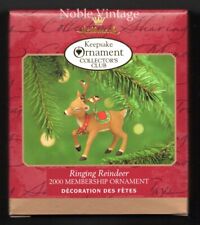 2000 Hallmark Keepsake Ringing Reindeer - Ornaments - 2A2B picture