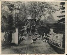 1931 Press Photo Berkshire Estates Hunters & hunting dogs London, England picture