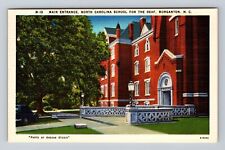 Morganton NC-North Carolina, North Carolina School for the Deaf Vintage Postcard picture