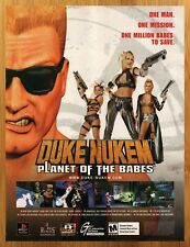2000 Duke Nukem Planet of the Babes PS1 PC Print Ad/Poster Video Game Promo Art picture