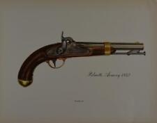 Antique Gun Pistol Art Print Palmetto Armory 1842 Limited Edition 1955 Original picture