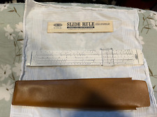 Sterling Acumath No. 400 Slide Rule with Case and Original Instructions USA USED picture