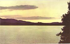 Beautiful View of Sunset & Jackson Lake Near Yellowstone National Park Postcard picture