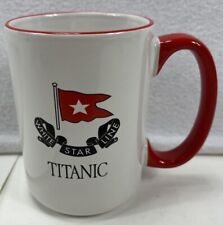 White Star Line Titanic Tall White Coffee Tea Mug picture