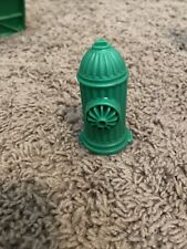 Vintage 1978 Fleer FIRE PLUG Candy Container 3” Green Puppies Hydrant A picture