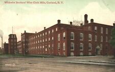 Vintage Postcard 1910's Wickwire Brothers Wire Cloth Mills Cortland NY New York picture