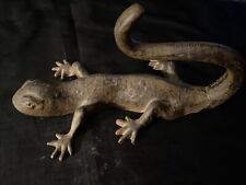 Antique Cast Iron Lizard Statue picture