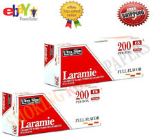 8 BOX Laramie Full Flavor Red Tubes 6.5mm Ultra Slim 200 Per Box picture