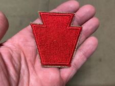 ORIGINAL WWII US 28TH INFANTRY DIVISION SLEEVE INSIGNIA PATCH-CUT EDGE picture