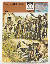 DANIEL SHAYS' REBELLION New England Farmers Revolt 1980 STORY OF AMERICA CARD picture