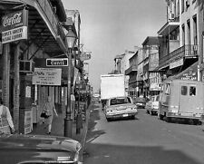 1964 NEW ORLEANS STREET SCENE Classic Retro Cityscape Picture Photo Print 4x6 picture
