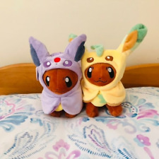 2 NEW Pokemon Eevee Poncho Cape Set Stuff Animal Pocket Monster Outfit Cosplay picture