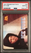 1991 Premier Rap Pack   #46 Ice Cube  Rookie Card Gem Mint PSA 10 picture