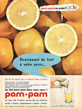 1959 ADVERTISING 124 PAM-PAM CDC Grapefruit Juice picture