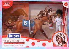 Sale Breyer Cheryl White classic horse, book, rider set  picture