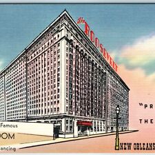 c1940s New Orleans, LA Blue Room Roosevelt Hotel Dancing Advertising Inn PC A250 picture