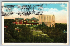 Pocono Manor Inn ~ Pocono Manor Pennsylvania PA ~ 1930s postcard picture
