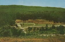 Bird's Eye View Fort Littleton Pennsylvania Turnpike Vintage Chrome Postcard picture