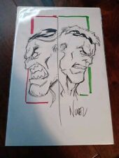 The Pitt+The Hulk Original Sketch By Eddie Nunez Signed With COA  picture