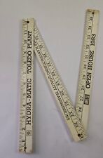 Vintage 1983 Hydra-Matic Toledo Folding Ruler Open House Advertising GM 75yrs picture