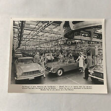 Vintage Fiat Factory Press Photo Photograph Fiat 1600 Cabriolet 500 picture
