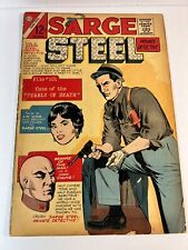 Sarge Steel #1  1964 Private Detective Comic Low Grade Center Page Detached picture
