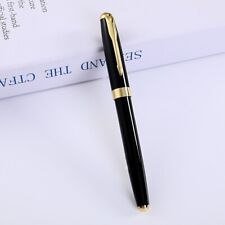 Luxury Great Writer Series Metallic Bright Black + Gold clip 0.7mm ballpoint pen picture