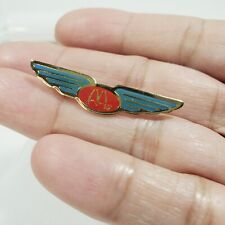 Vintage McDONALD'S  Gold tone Double  Lapel Pin Brooch Rare wings airline  picture