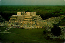 Aerial Temple of the Warriors Chichen Itza Yucatan Mexico Mayan City Archeology picture