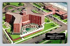 Asbury Park NJ-New Jersey, Aerial View Hotel Berkeley Carteret Vintage Postcard picture
